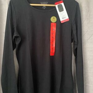 Segments Women's Black Long Sleeve Top